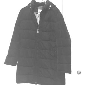 NWT Women’s Andrew Marc Long Quilted Parka w/ Hood